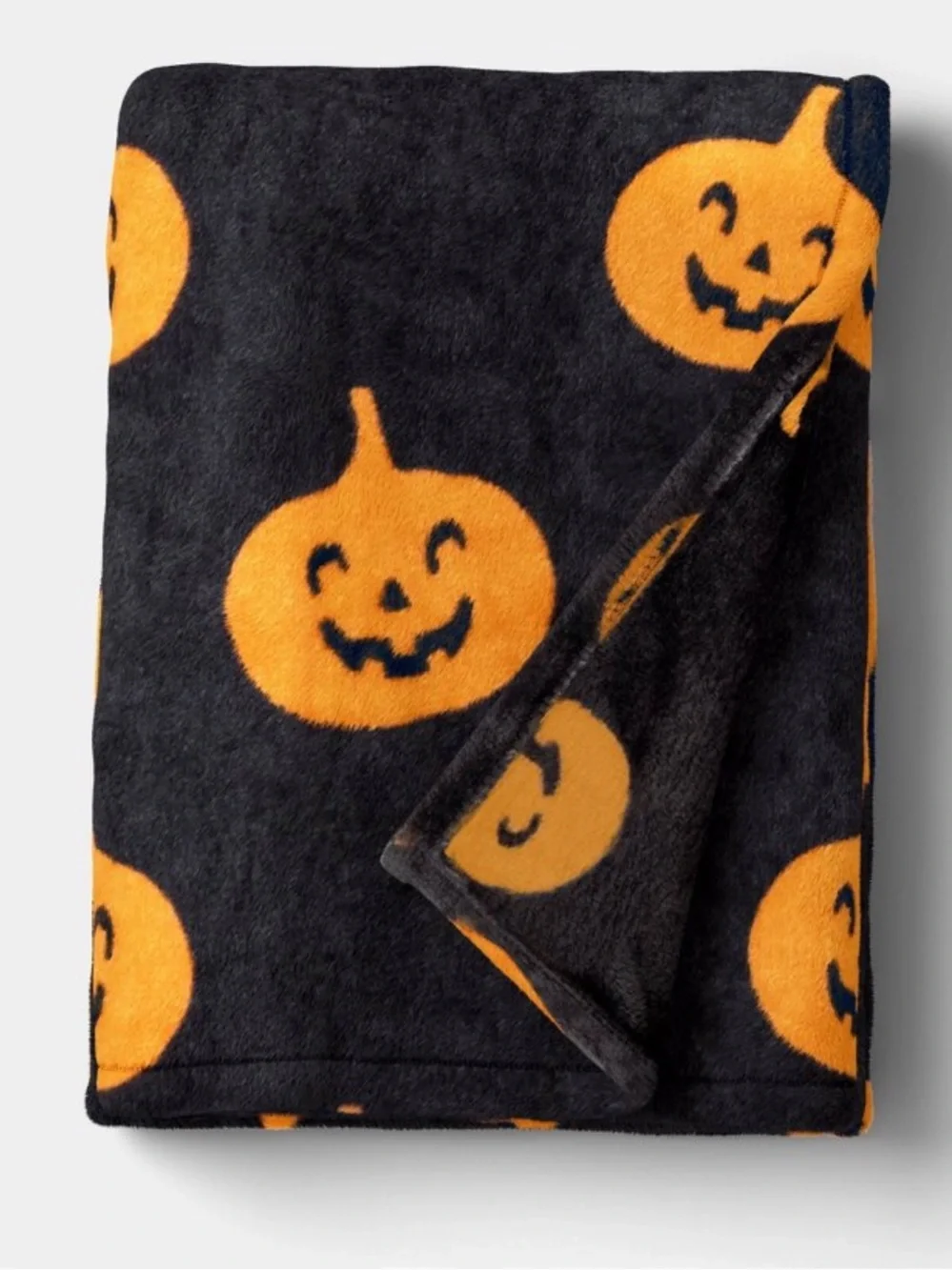 Target Pumpkin Halloween Throw Blanket
